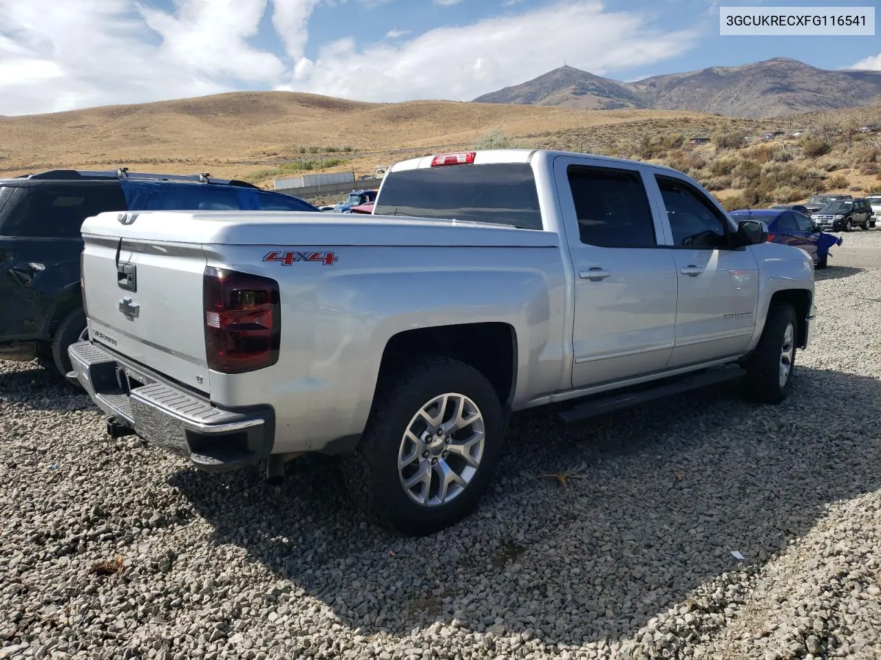 3GCUKRECXFG116541 2015 Chevrolet Silverado K1500 Lt