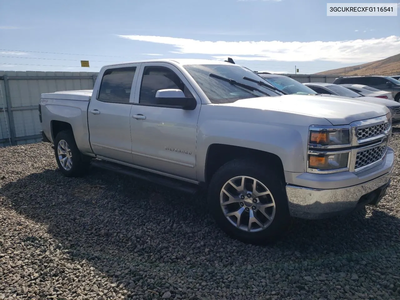 2015 Chevrolet Silverado K1500 Lt VIN: 3GCUKRECXFG116541 Lot: 72284194