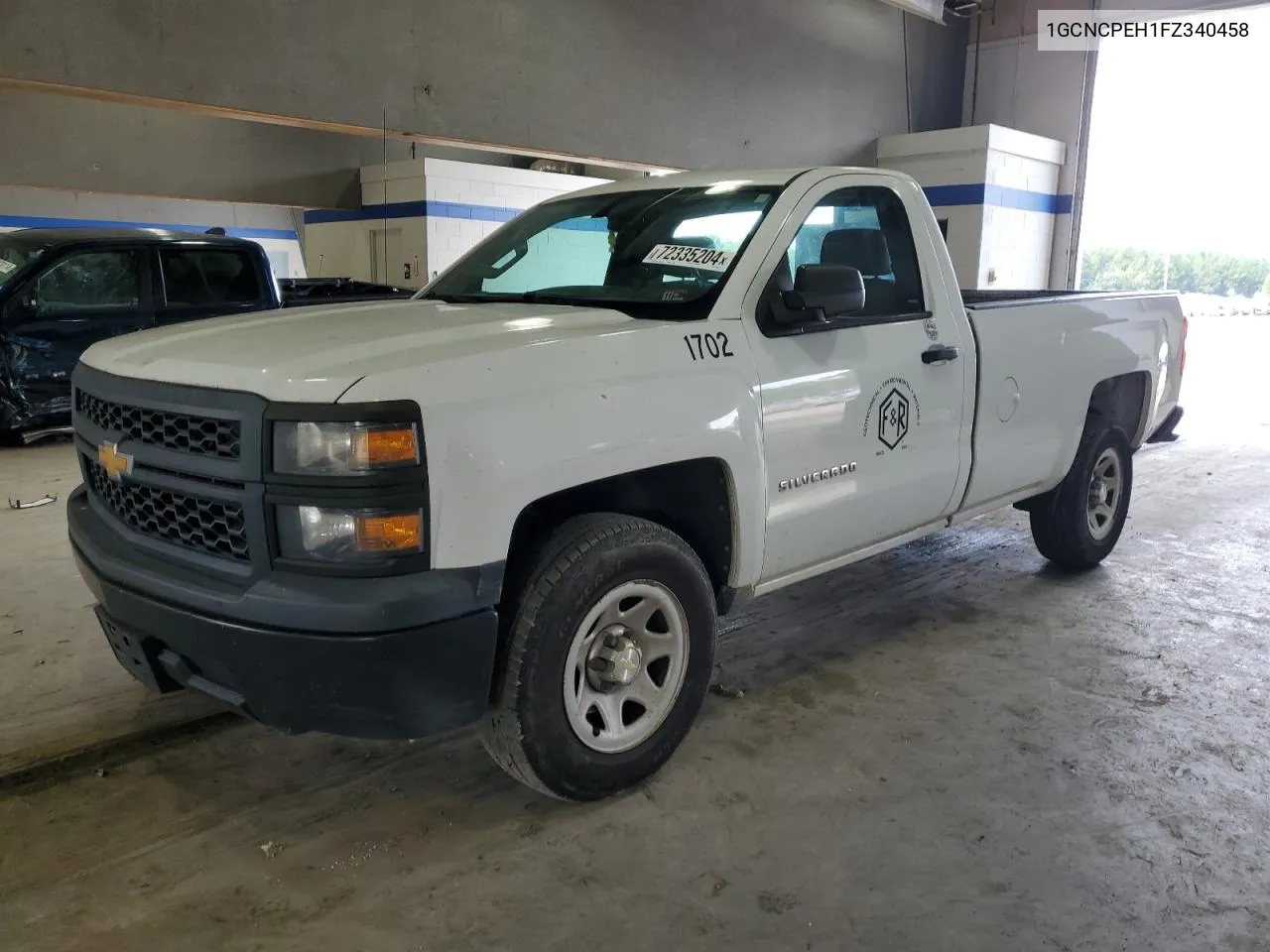 2015 Chevrolet Silverado C1500 VIN: 1GCNCPEH1FZ340458 Lot: 72335204