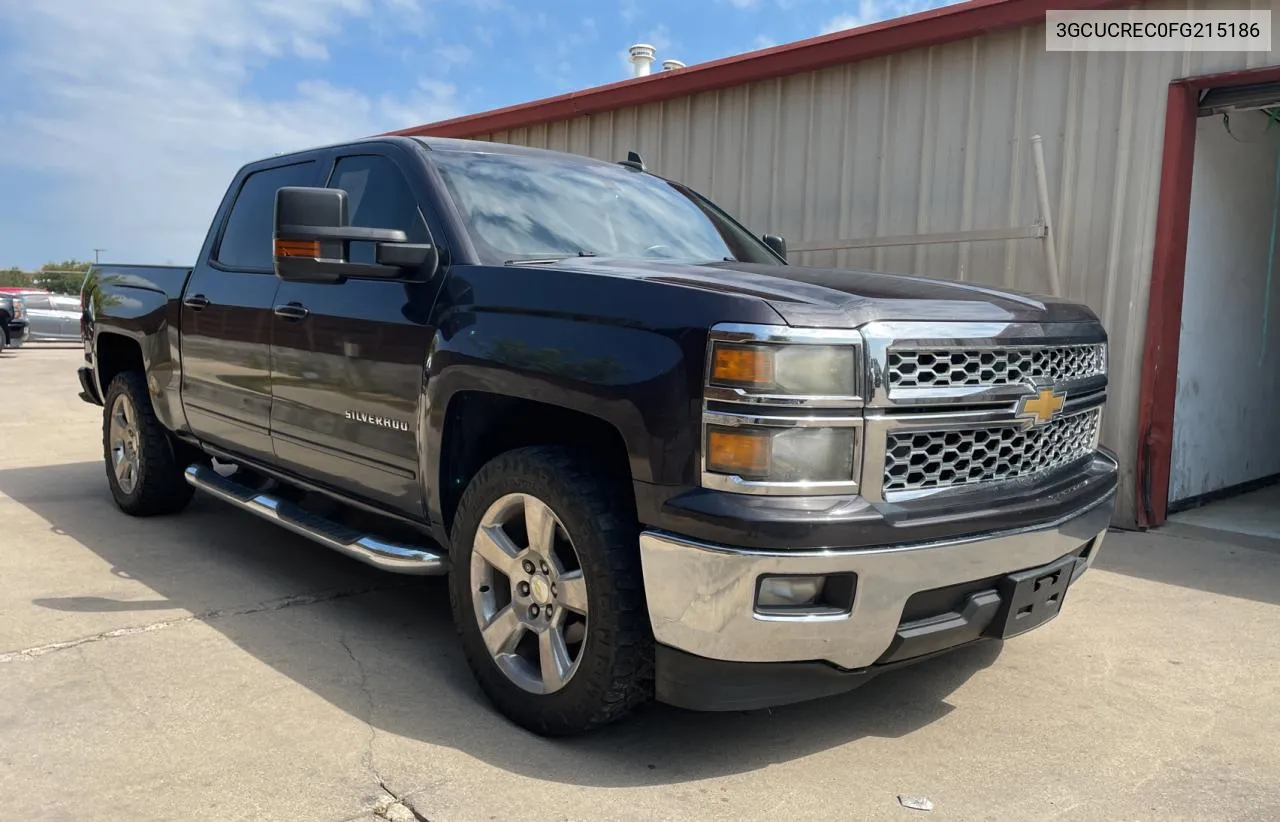 2015 Chevrolet Silverado C1500 Lt VIN: 3GCUCREC0FG215186 Lot: 72382714