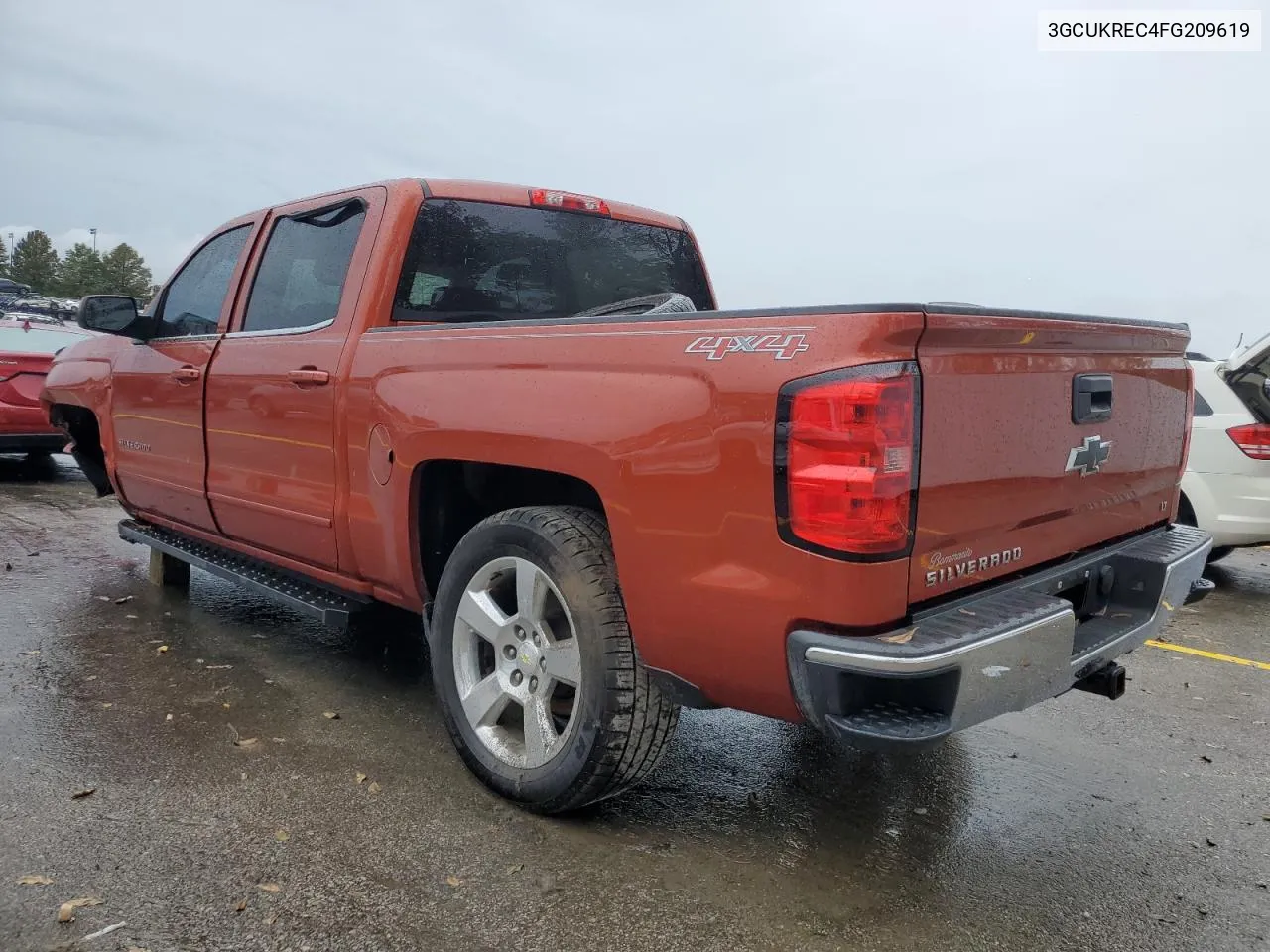 2015 Chevrolet Silverado K1500 Lt VIN: 3GCUKREC4FG209619 Lot: 72384604