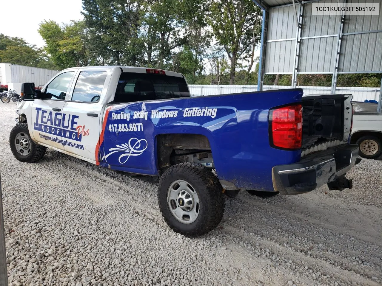 2015 Chevrolet Silverado K2500 Heavy Duty VIN: 1GC1KUEG3FF505192 Lot: 72401064