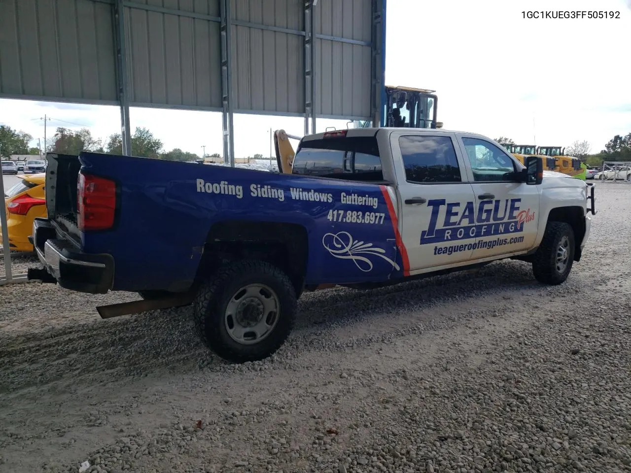 2015 Chevrolet Silverado K2500 Heavy Duty VIN: 1GC1KUEG3FF505192 Lot: 72401064