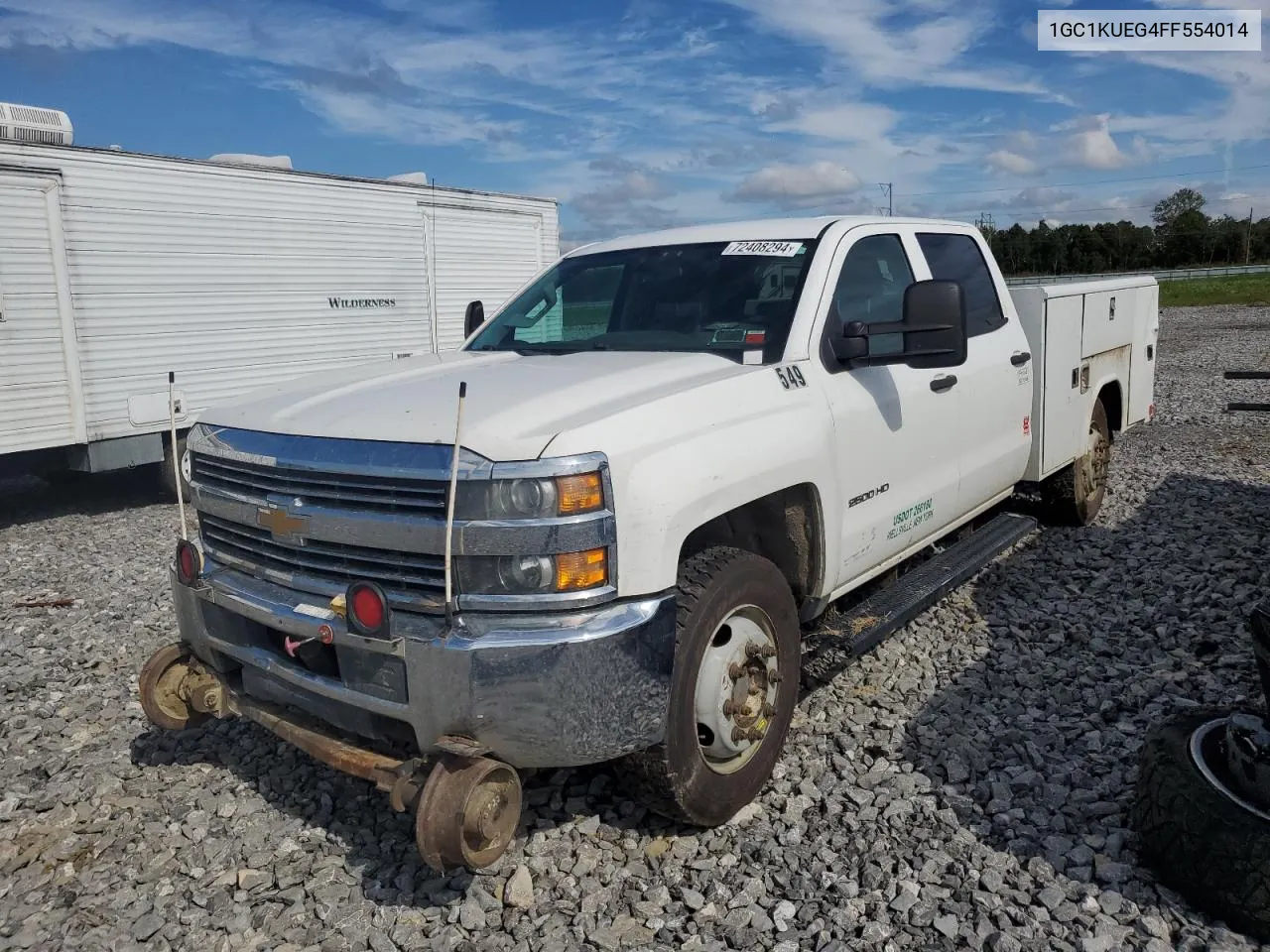 2015 Chevrolet Silverado K2500 Heavy Duty VIN: 1GC1KUEG4FF554014 Lot: 72408294