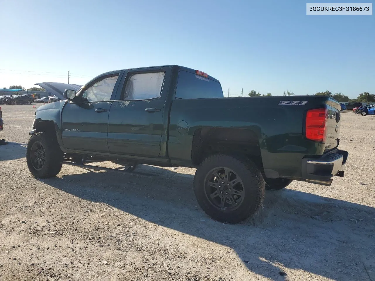 2015 Chevrolet Silverado K1500 Lt VIN: 3GCUKREC3FG186673 Lot: 72437844