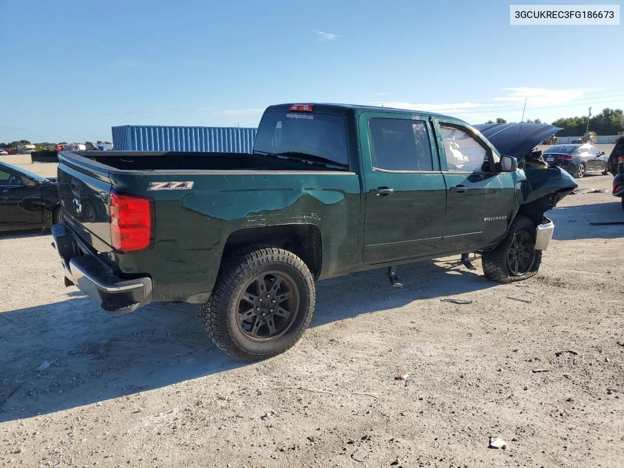 2015 Chevrolet Silverado K1500 Lt VIN: 3GCUKREC3FG186673 Lot: 72437844