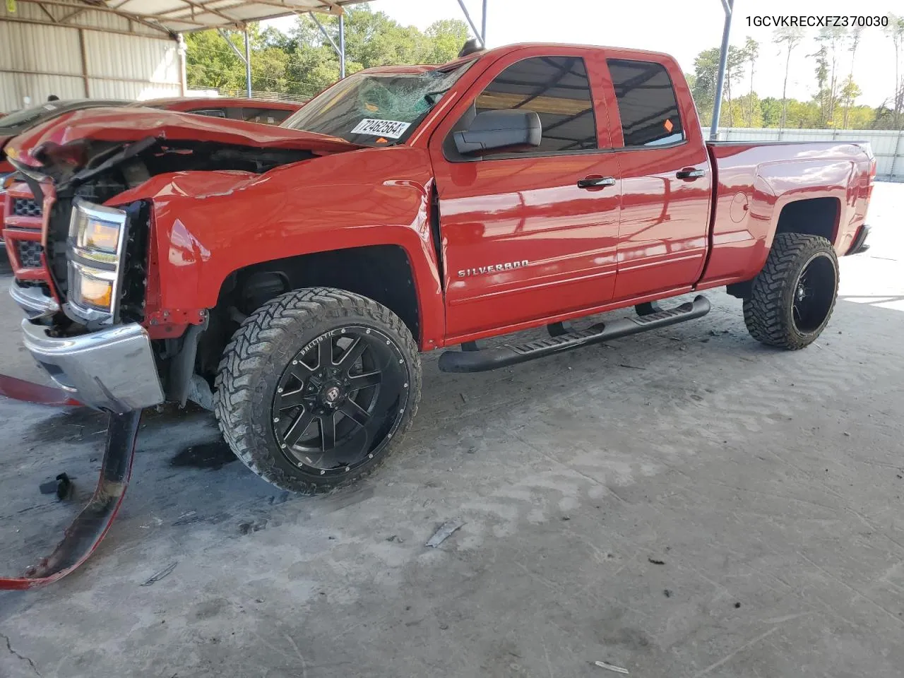 2015 Chevrolet Silverado K1500 Lt VIN: 1GCVKRECXFZ370030 Lot: 72462564