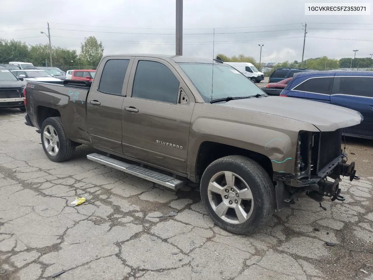 2015 Chevrolet Silverado K1500 Lt VIN: 1GCVKREC5FZ353071 Lot: 72501734