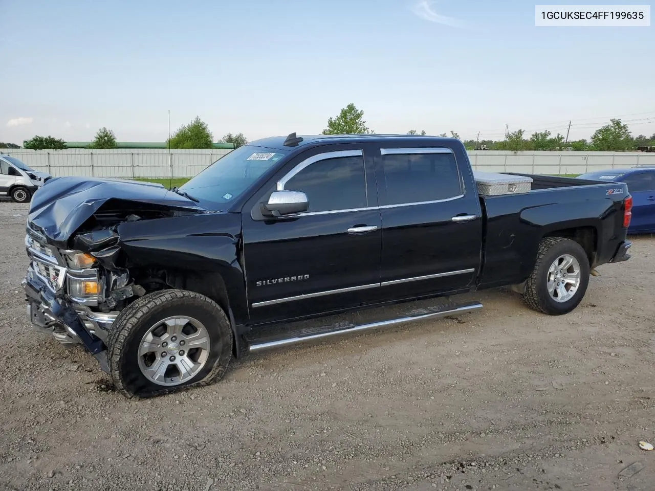 2015 Chevrolet Silverado K1500 Ltz VIN: 1GCUKSEC4FF199635 Lot: 72535224