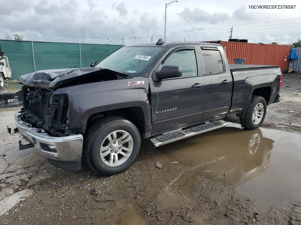 1GCVKREC0FZ378587 2015 Chevrolet Silverado K1500 Lt