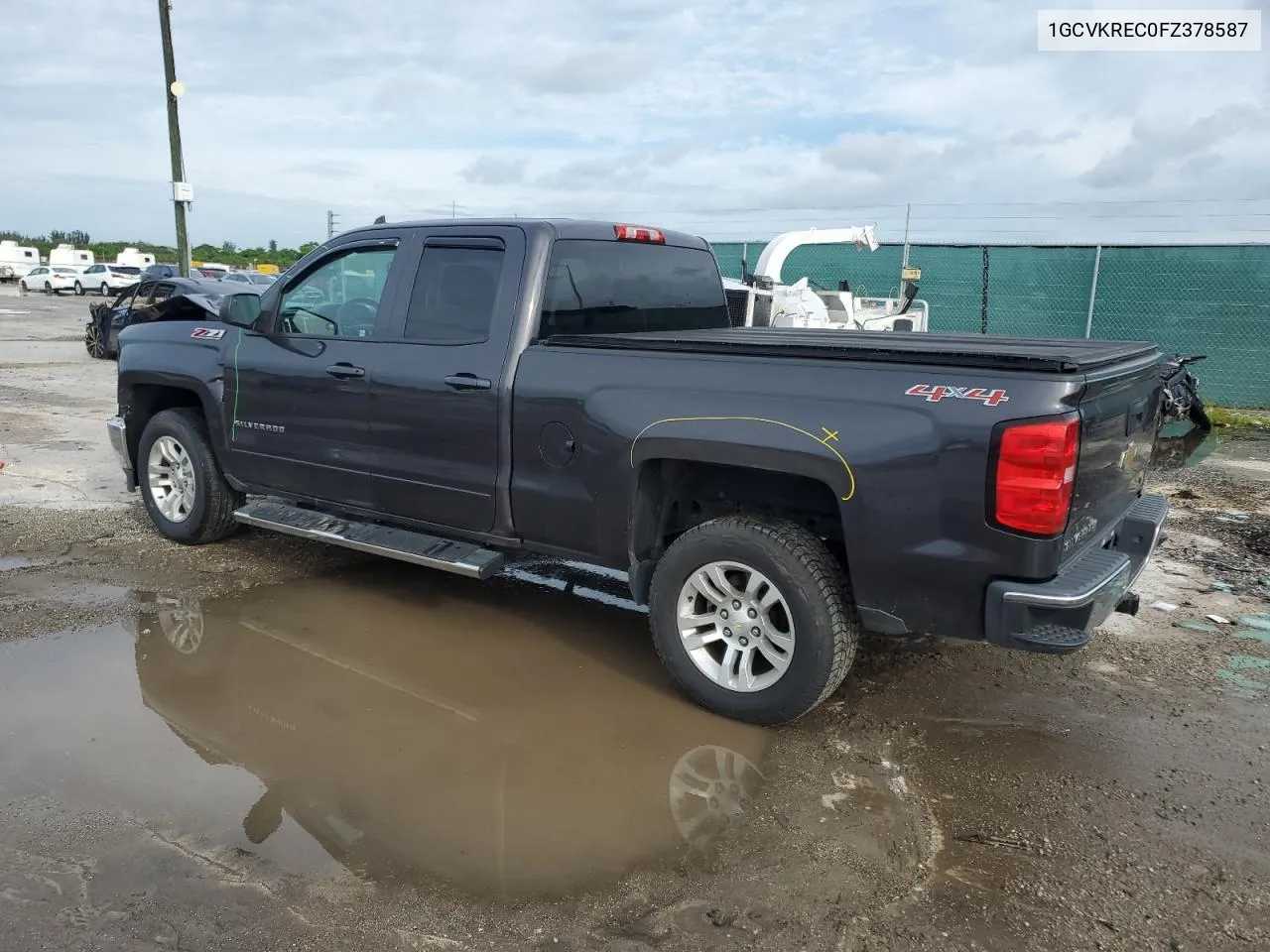 1GCVKREC0FZ378587 2015 Chevrolet Silverado K1500 Lt