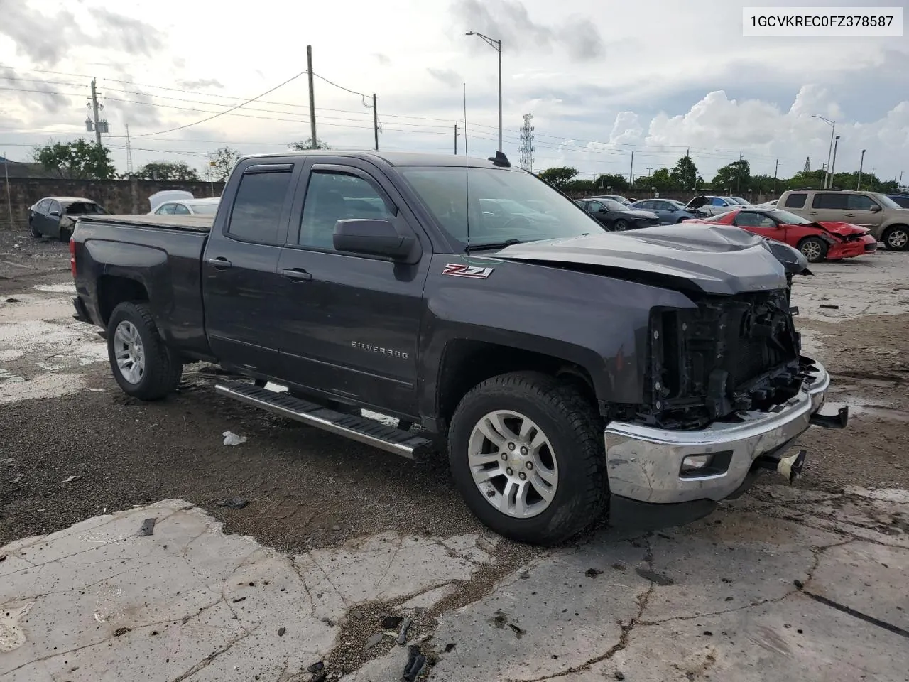 1GCVKREC0FZ378587 2015 Chevrolet Silverado K1500 Lt