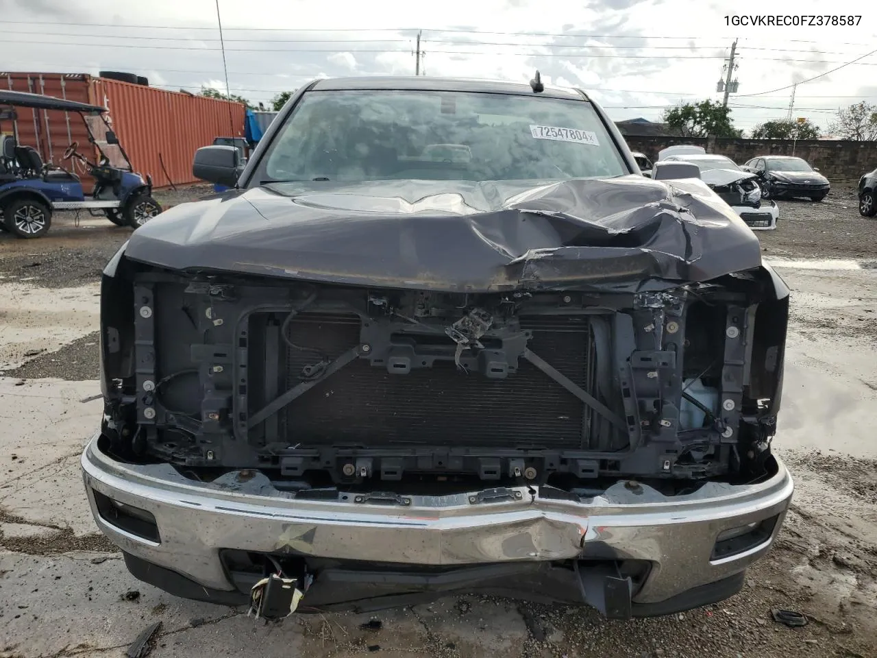 1GCVKREC0FZ378587 2015 Chevrolet Silverado K1500 Lt