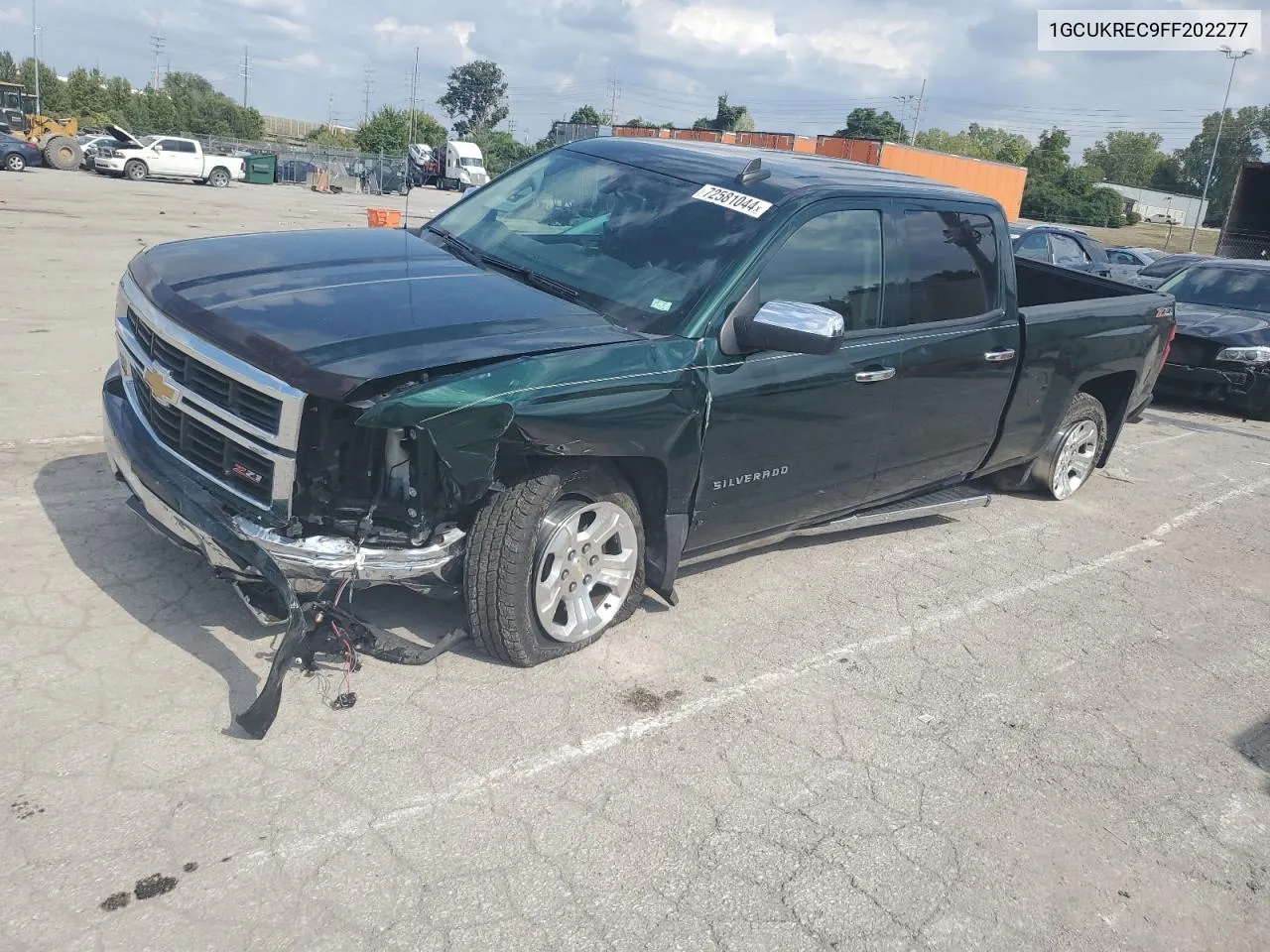 2015 Chevrolet Silverado K1500 Lt VIN: 1GCUKREC9FF202277 Lot: 72581044