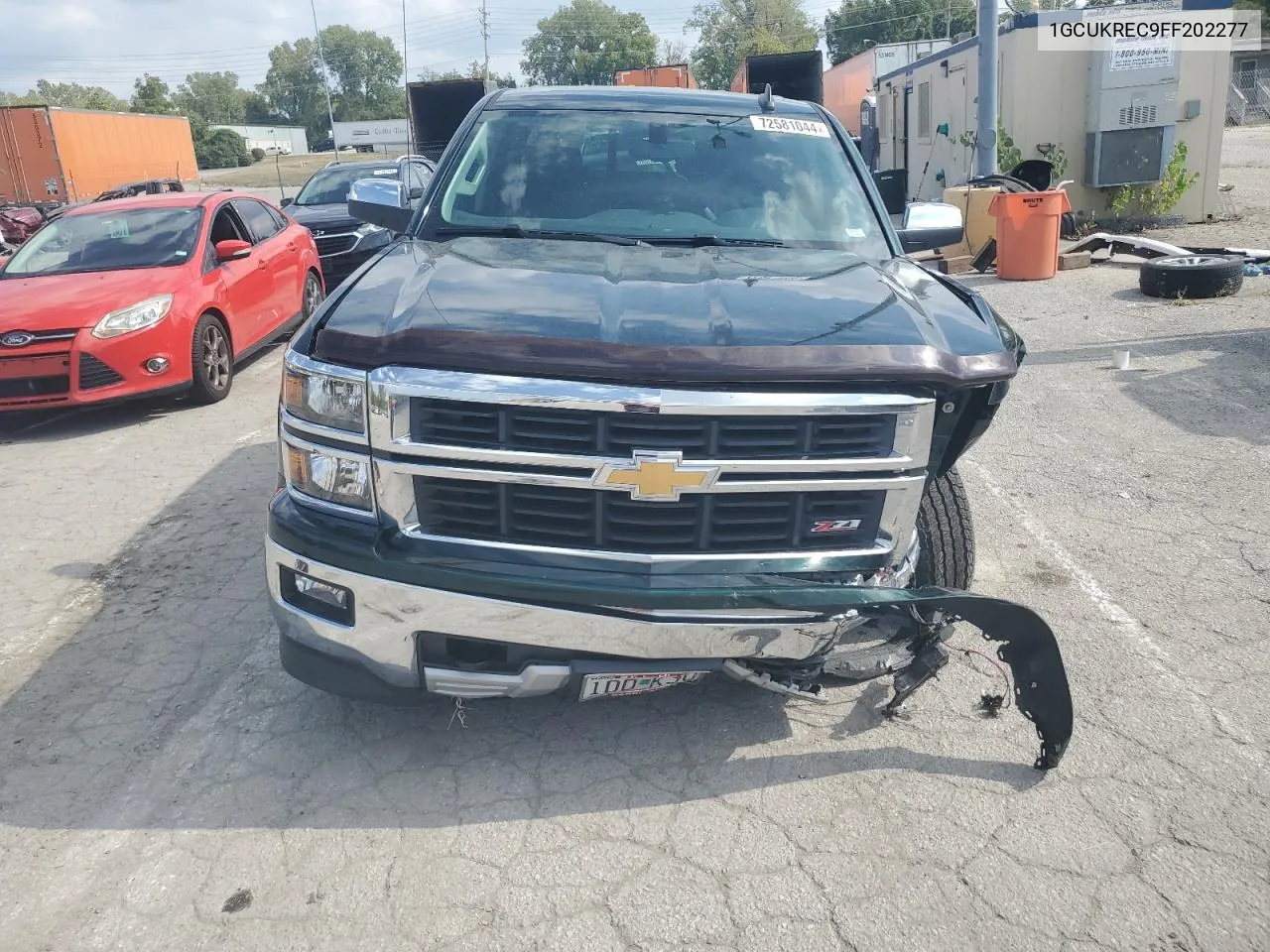 2015 Chevrolet Silverado K1500 Lt VIN: 1GCUKREC9FF202277 Lot: 72581044