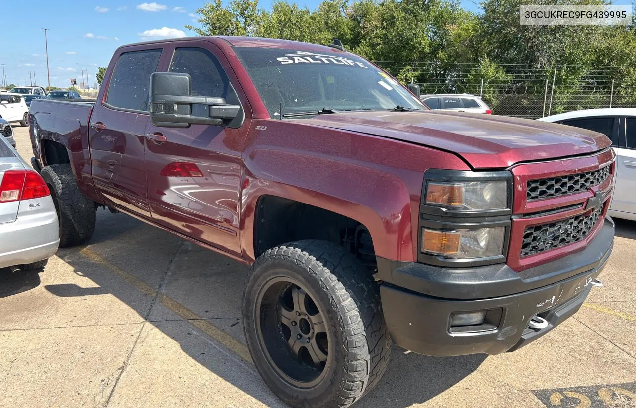 2015 Chevrolet Silverado K1500 Lt VIN: 3GCUKREC9FG439995 Lot: 72623994