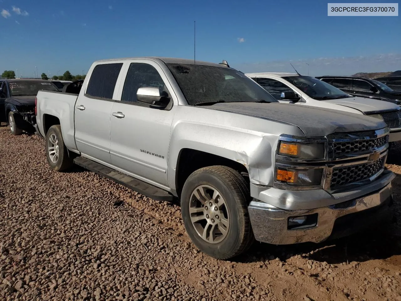 2015 Chevrolet Silverado C1500 Lt VIN: 3GCPCREC3FG370070 Lot: 72629214