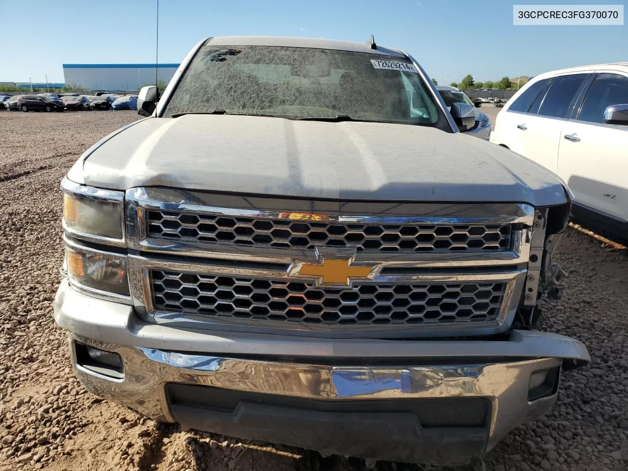 2015 Chevrolet Silverado C1500 Lt VIN: 3GCPCREC3FG370070 Lot: 72629214