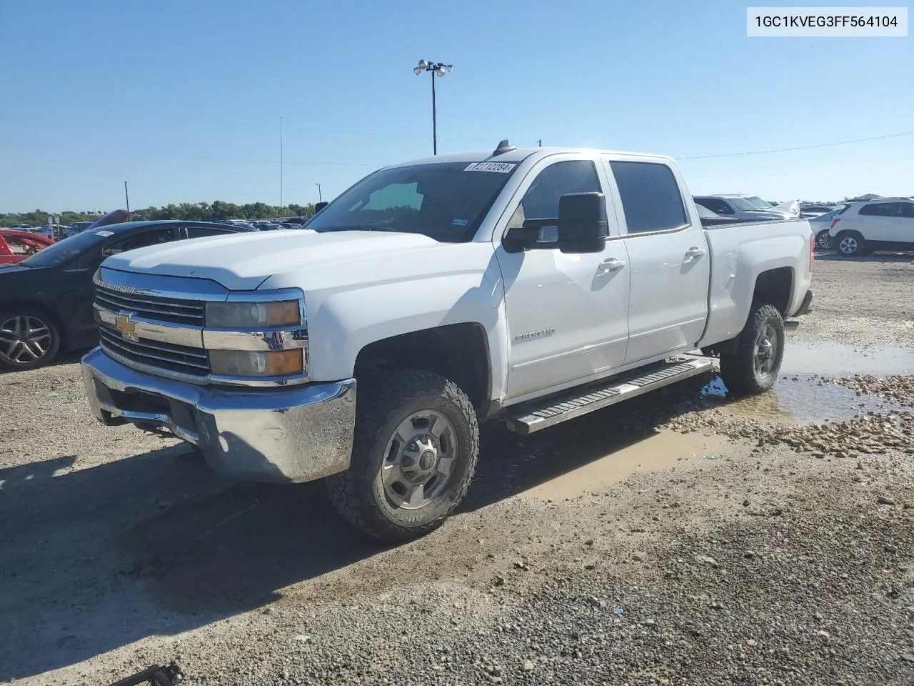 2015 Chevrolet Silverado K2500 Heavy Duty Lt VIN: 1GC1KVEG3FF564104 Lot: 72712284