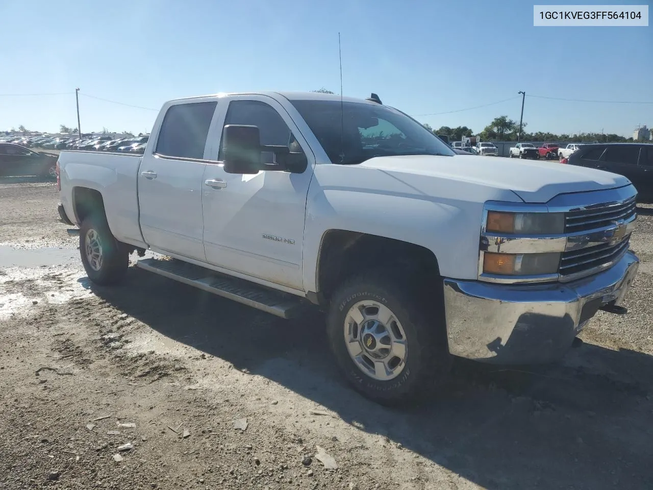 2015 Chevrolet Silverado K2500 Heavy Duty Lt VIN: 1GC1KVEG3FF564104 Lot: 72712284