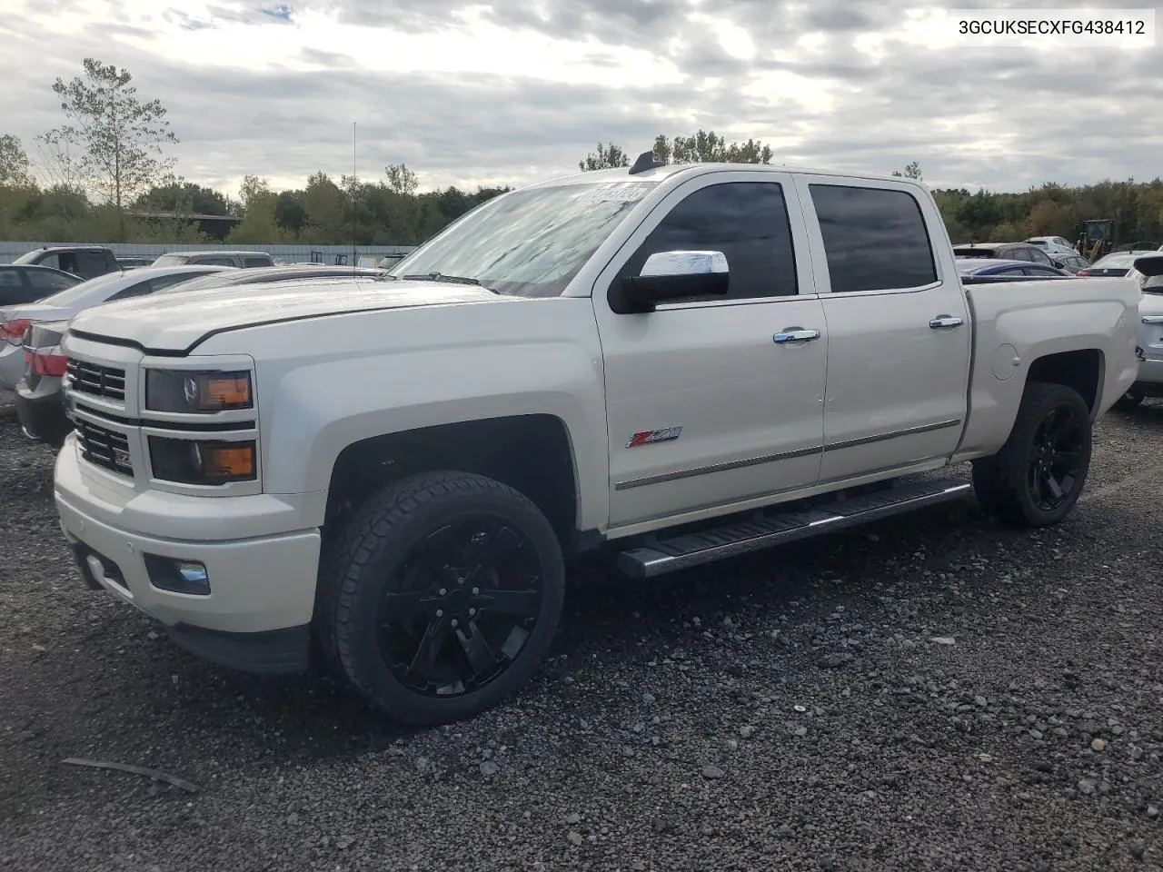 2015 Chevrolet Silverado K1500 Ltz VIN: 3GCUKSECXFG438412 Lot: 72745704