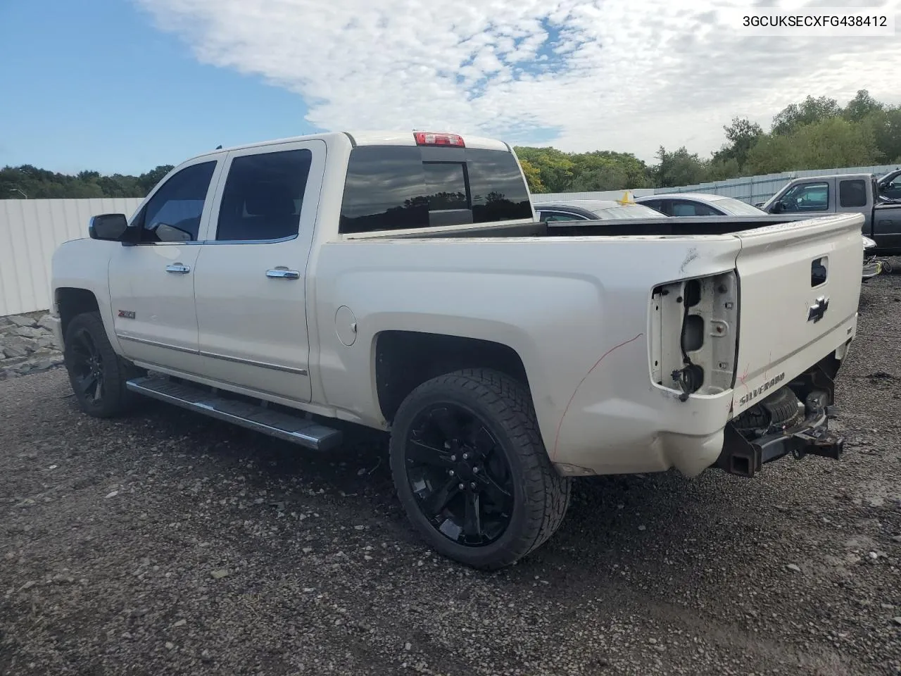 2015 Chevrolet Silverado K1500 Ltz VIN: 3GCUKSECXFG438412 Lot: 72745704