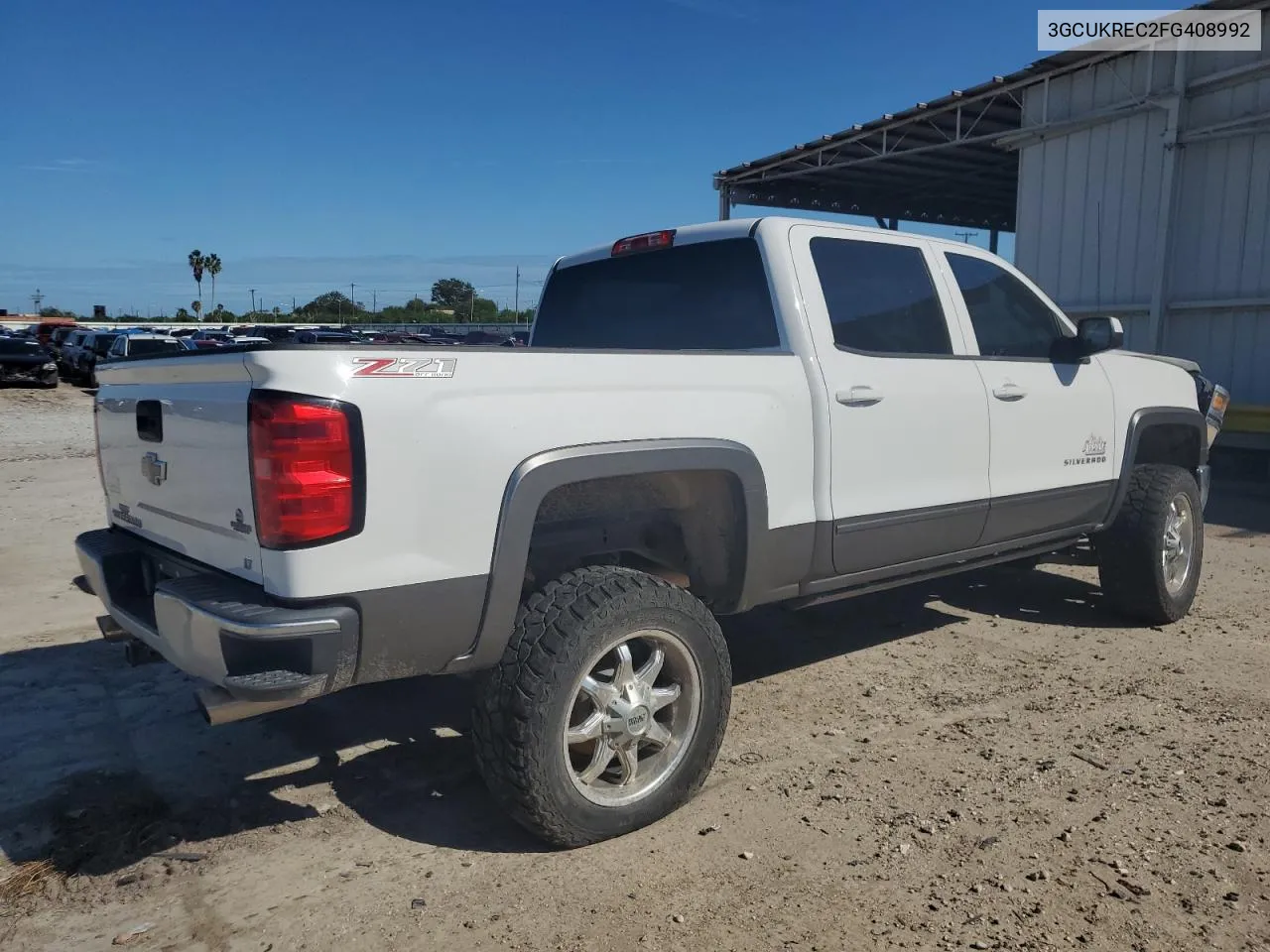 2015 Chevrolet Silverado K1500 Lt VIN: 3GCUKREC2FG408992 Lot: 72777344