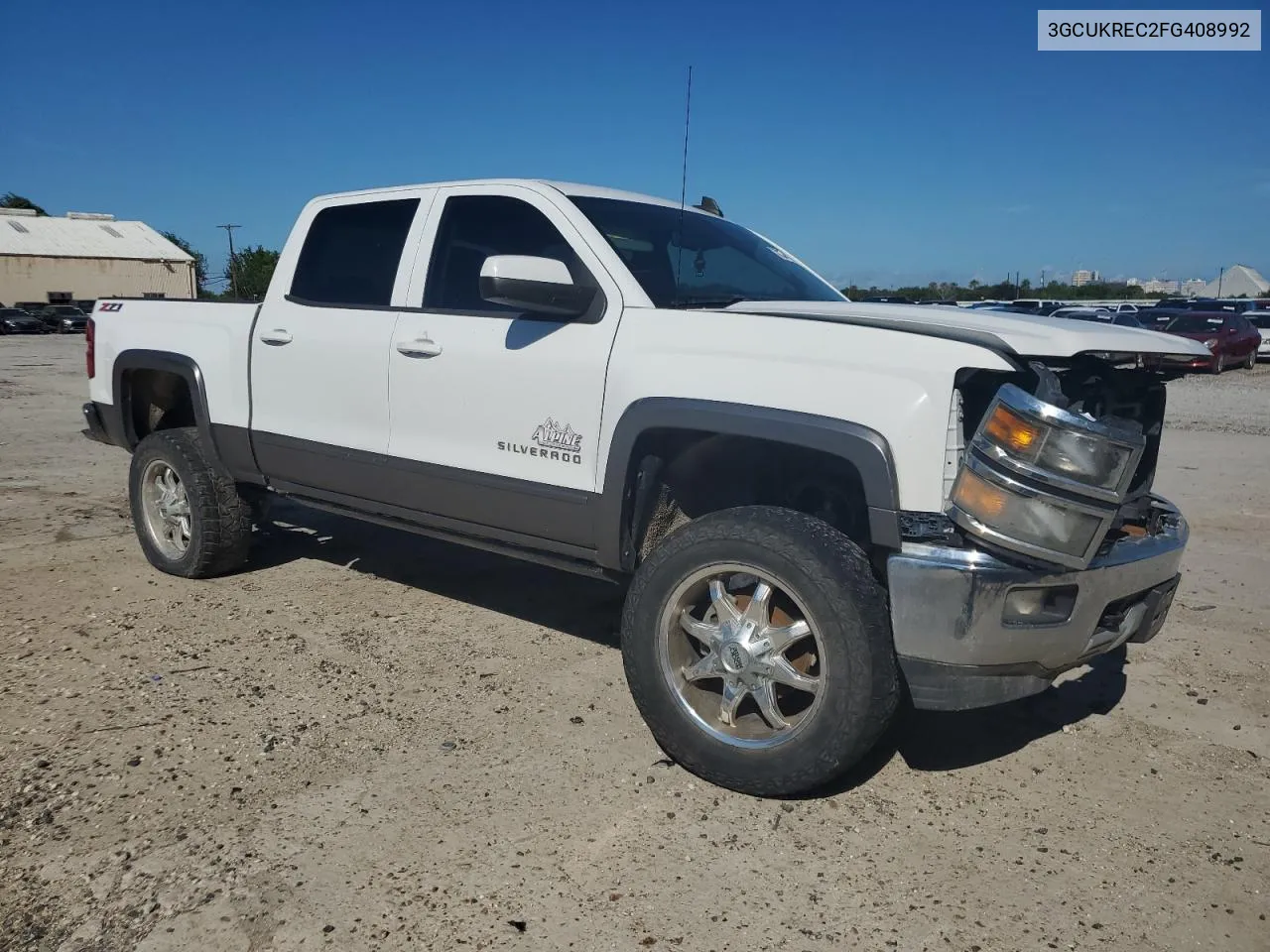 2015 Chevrolet Silverado K1500 Lt VIN: 3GCUKREC2FG408992 Lot: 72777344