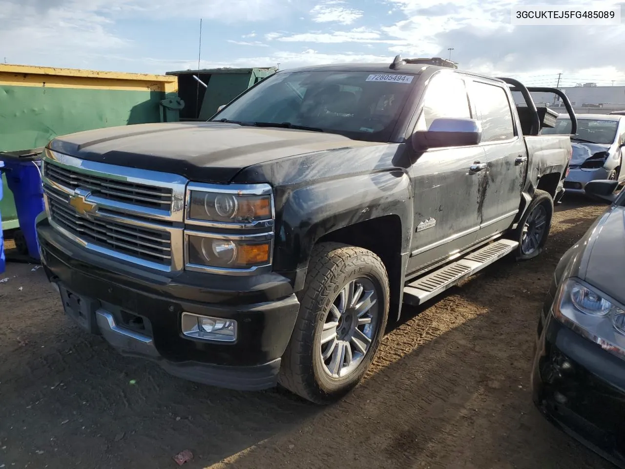 2015 Chevrolet Silverado K1500 High Country VIN: 3GCUKTEJ5FG485089 Lot: 72805494