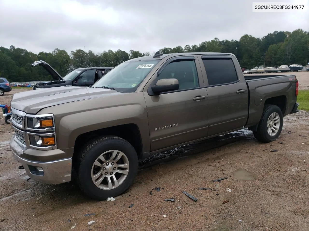 2015 Chevrolet Silverado K1500 Lt VIN: 3GCUKREC3FG344977 Lot: 72836354