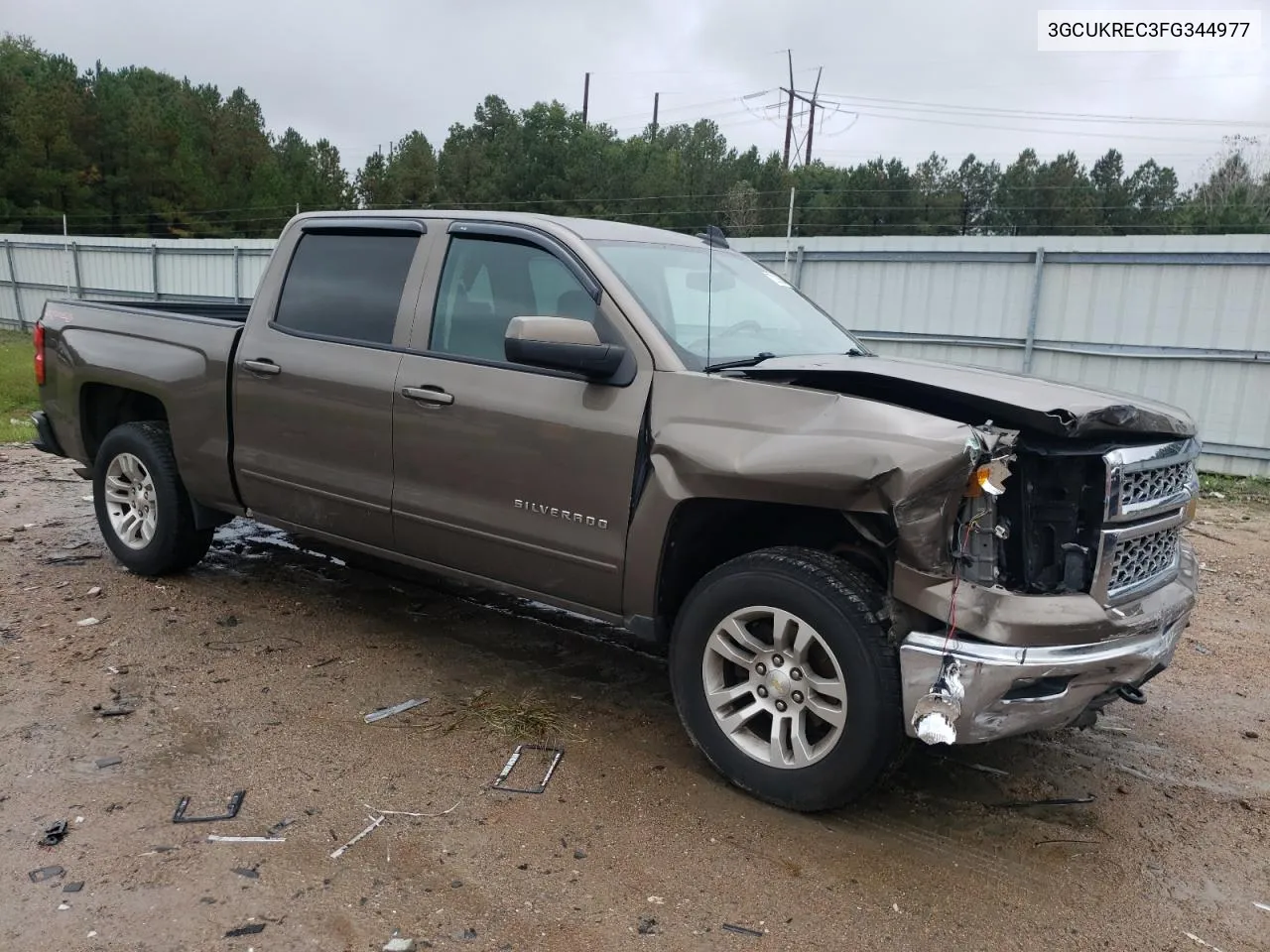 2015 Chevrolet Silverado K1500 Lt VIN: 3GCUKREC3FG344977 Lot: 72836354