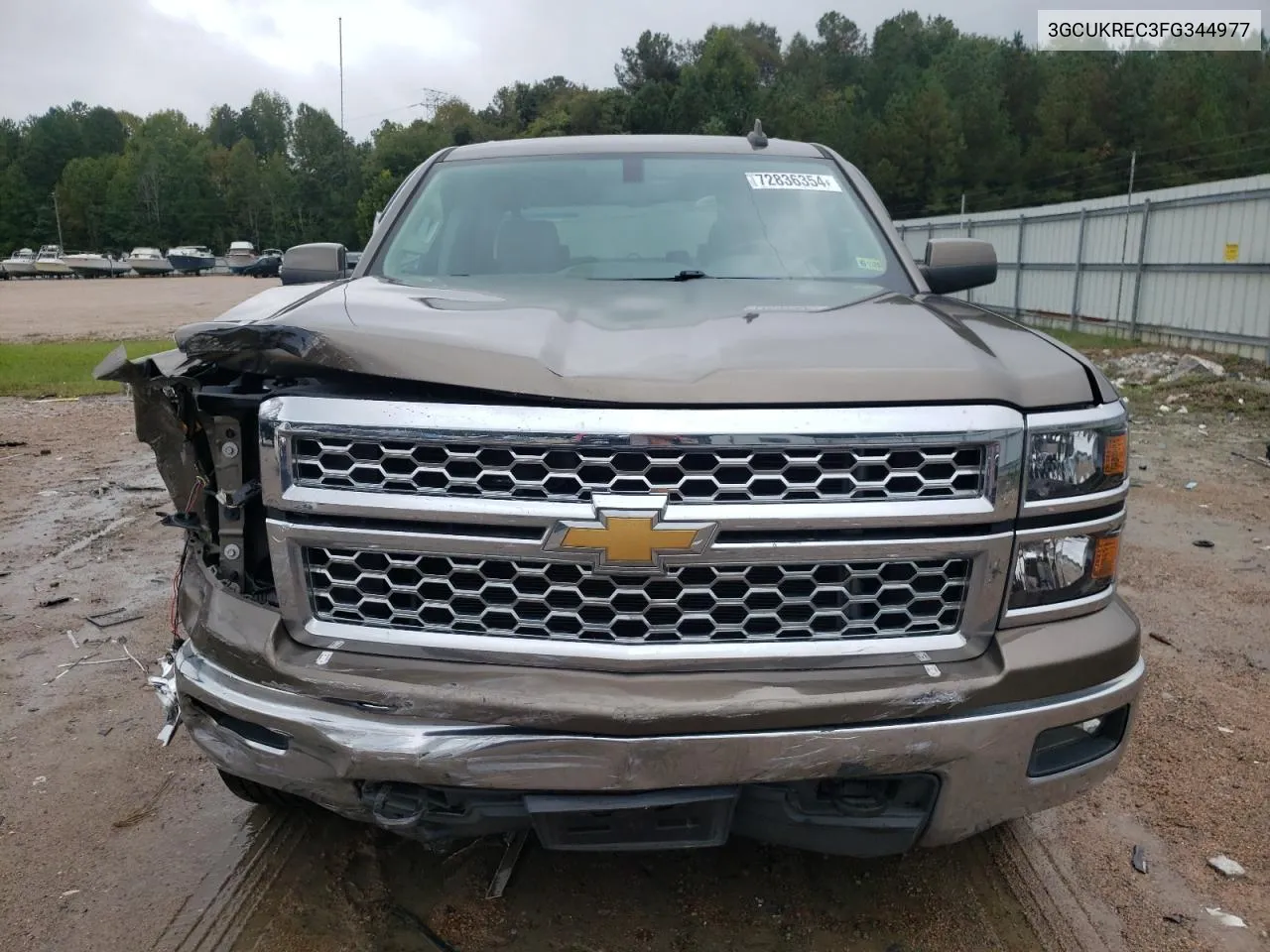 2015 Chevrolet Silverado K1500 Lt VIN: 3GCUKREC3FG344977 Lot: 72836354