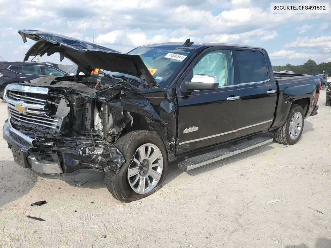 2015 Chevrolet Silverado K1500 High Country VIN: 3GCUKTEJ0FG491592 Lot: 72836814