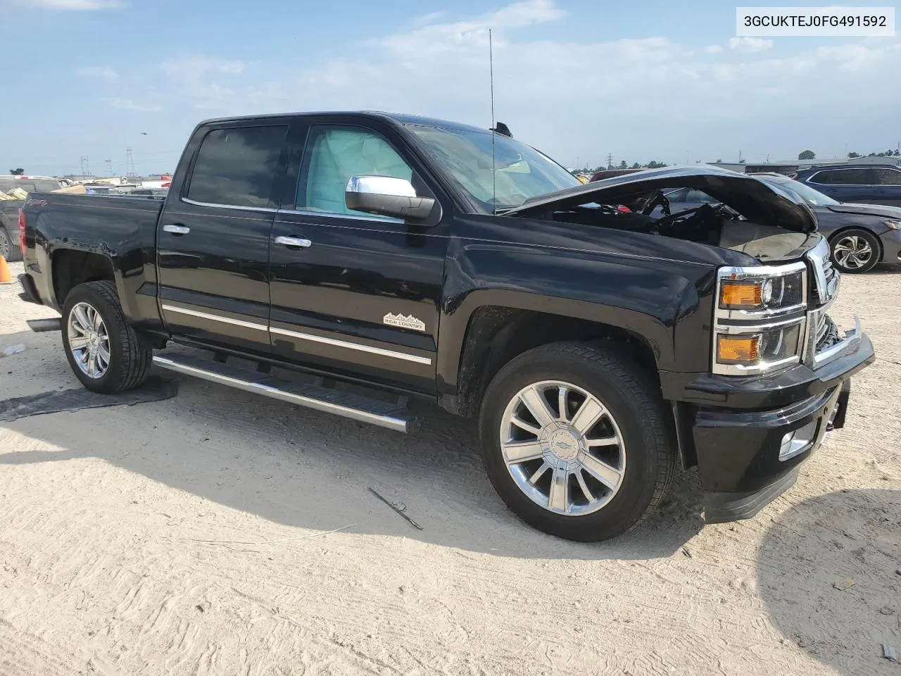 2015 Chevrolet Silverado K1500 High Country VIN: 3GCUKTEJ0FG491592 Lot: 72836814