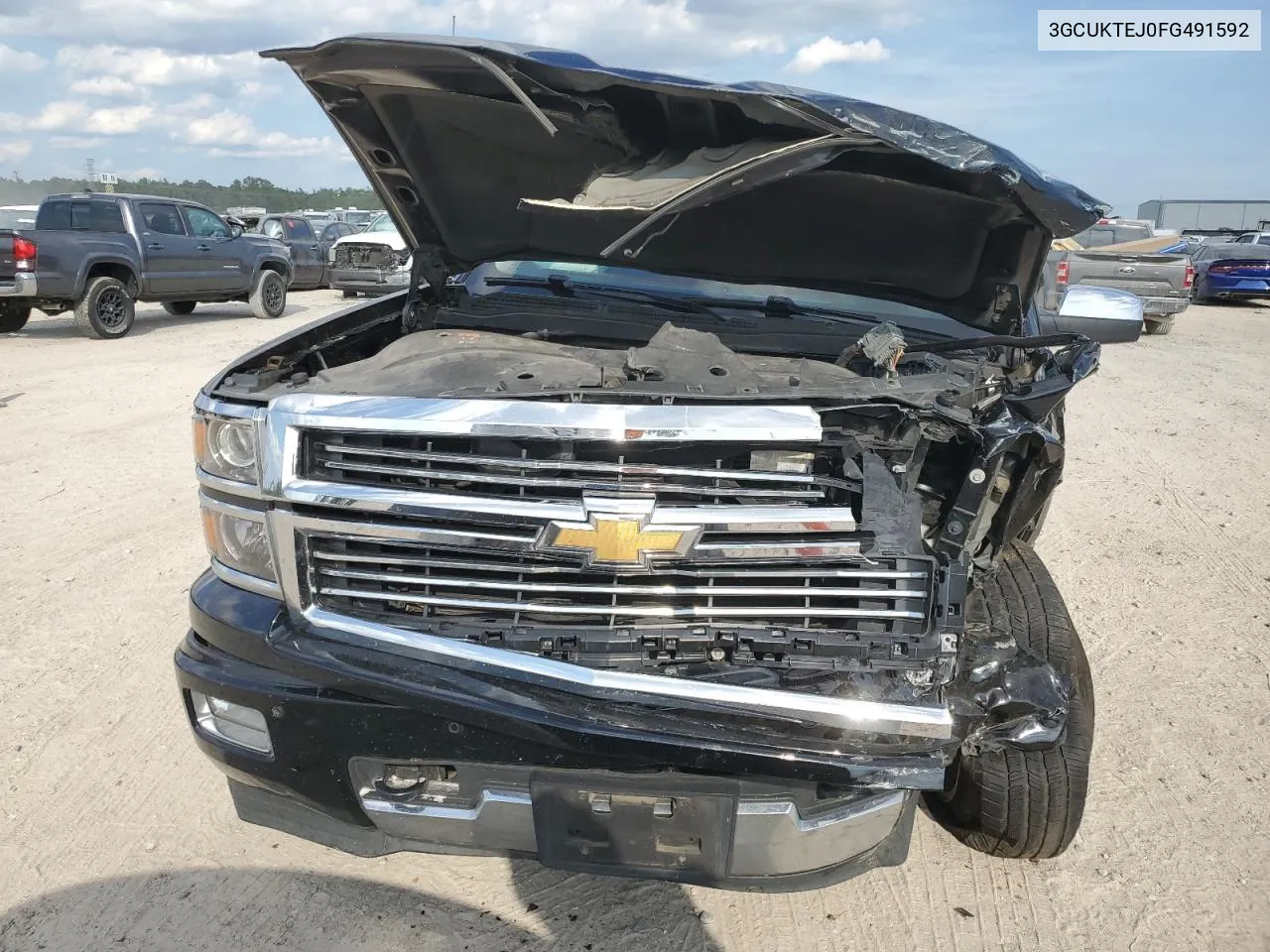 3GCUKTEJ0FG491592 2015 Chevrolet Silverado K1500 High Country