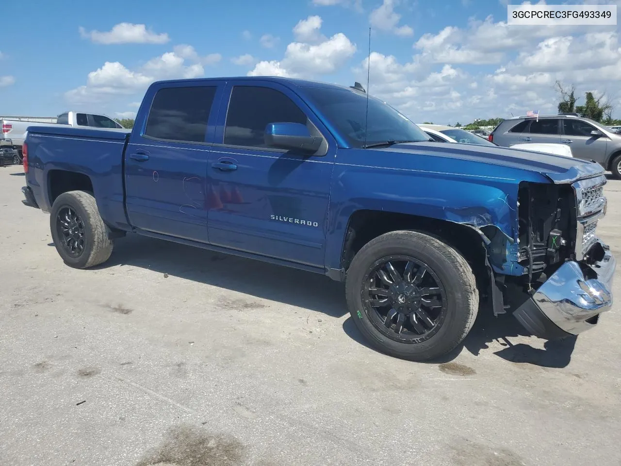 2015 Chevrolet Silverado C1500 Lt VIN: 3GCPCREC3FG493349 Lot: 72902234