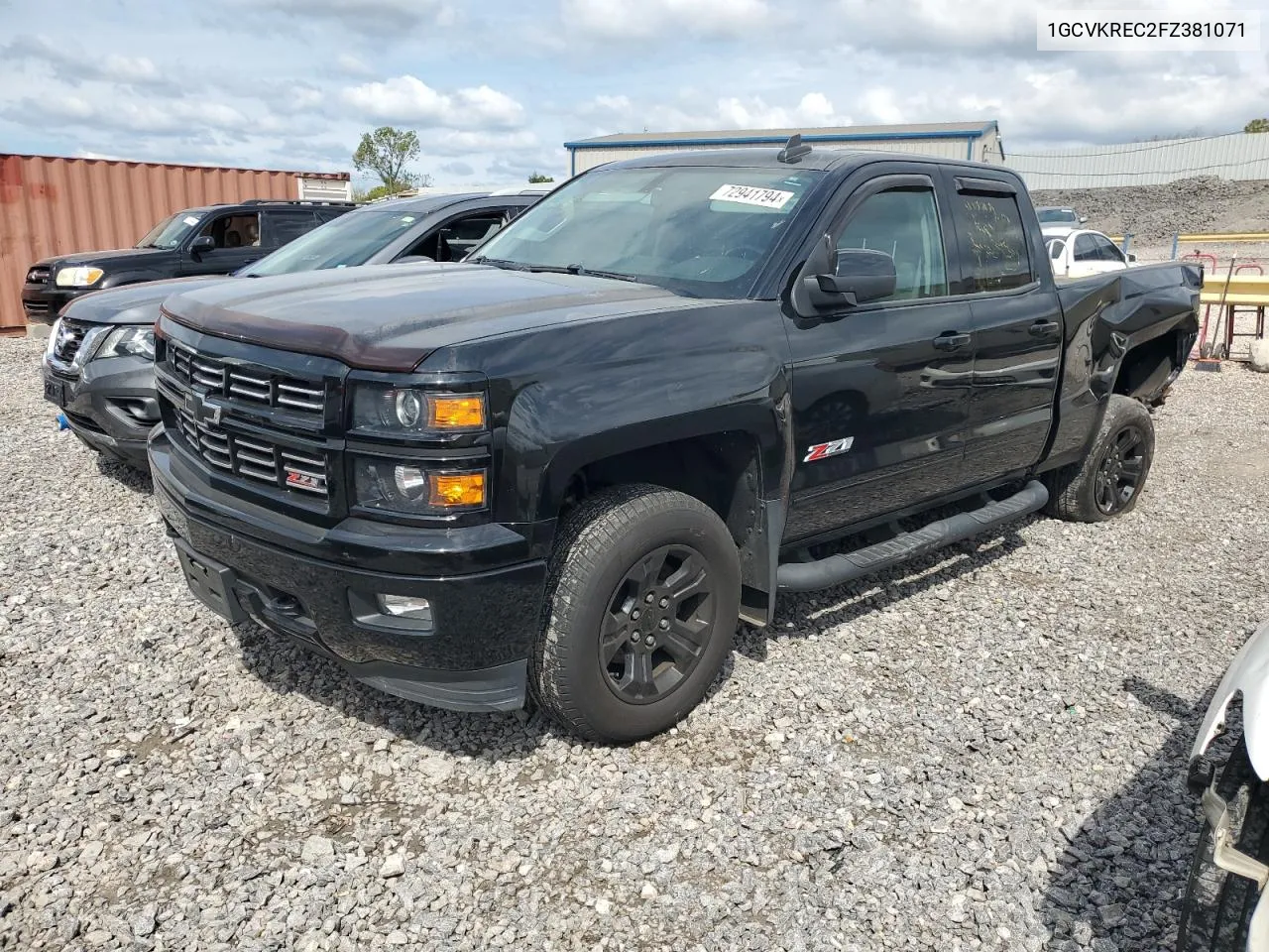 1GCVKREC2FZ381071 2015 Chevrolet Silverado K1500 Lt