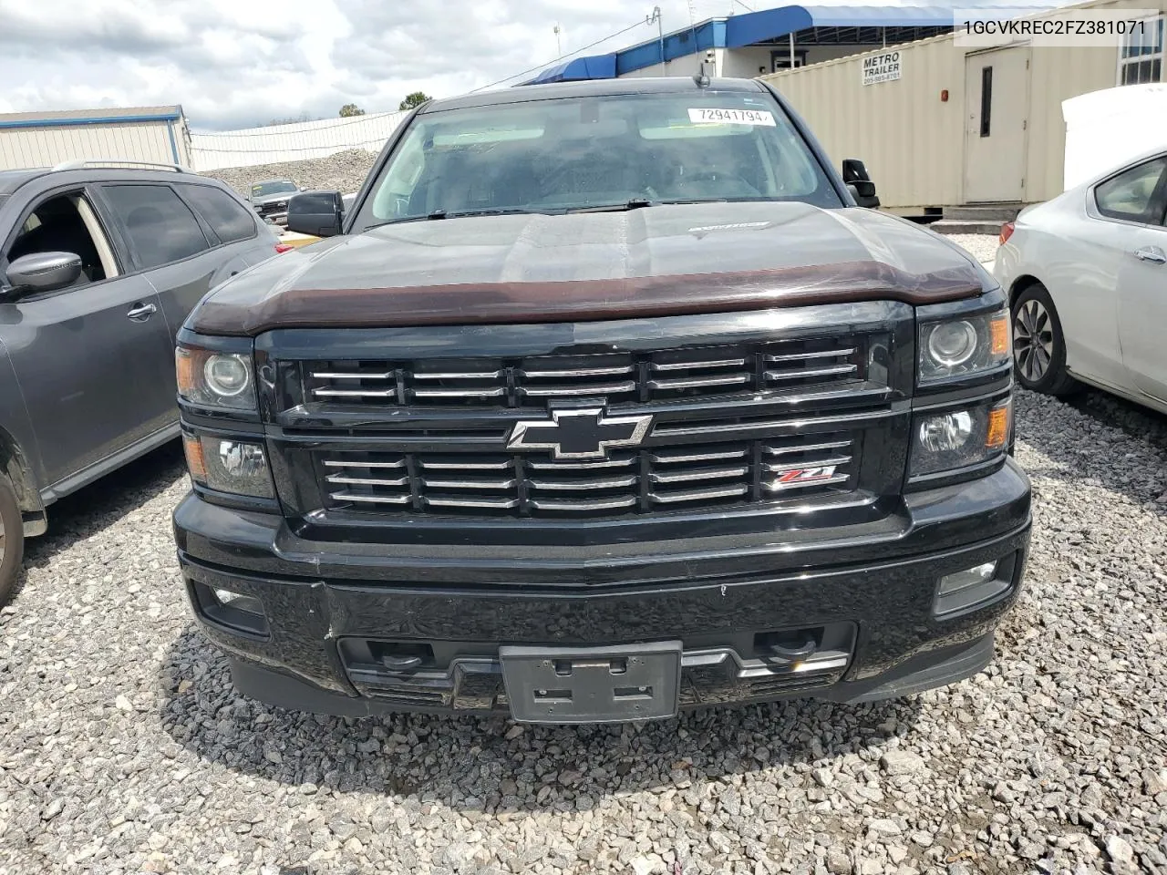 2015 Chevrolet Silverado K1500 Lt VIN: 1GCVKREC2FZ381071 Lot: 72941794