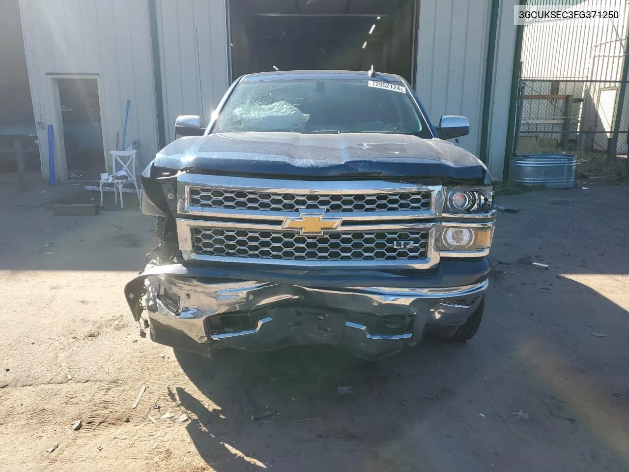 2015 Chevrolet Silverado K1500 Ltz VIN: 3GCUKSEC3FG371250 Lot: 72952124