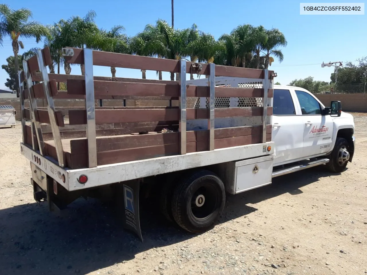 2015 Chevrolet Silverado C3500 Lt VIN: 1GB4CZCG5FF552402 Lot: 72976914