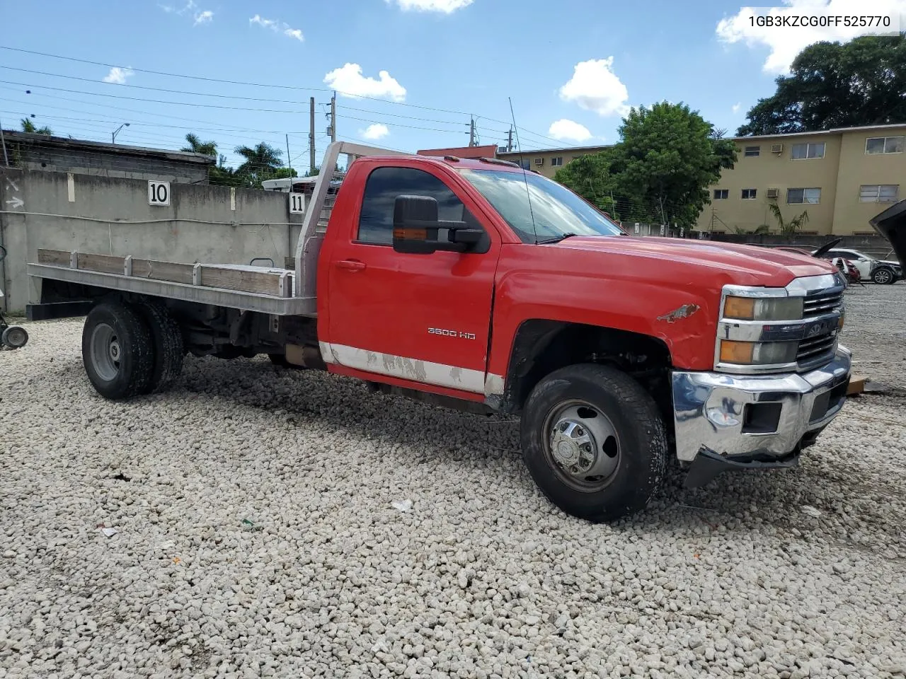 1GB3KZCG0FF525770 2015 Chevrolet Silverado K3500 Lt