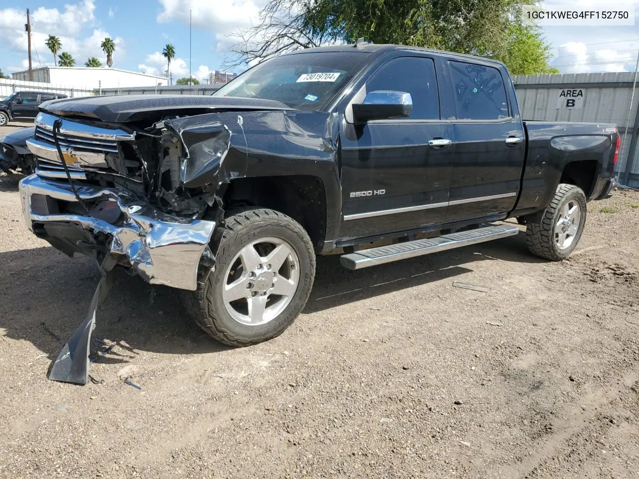 2015 Chevrolet Silverado K2500 Heavy Duty Ltz VIN: 1GC1KWEG4FF152750 Lot: 73019704