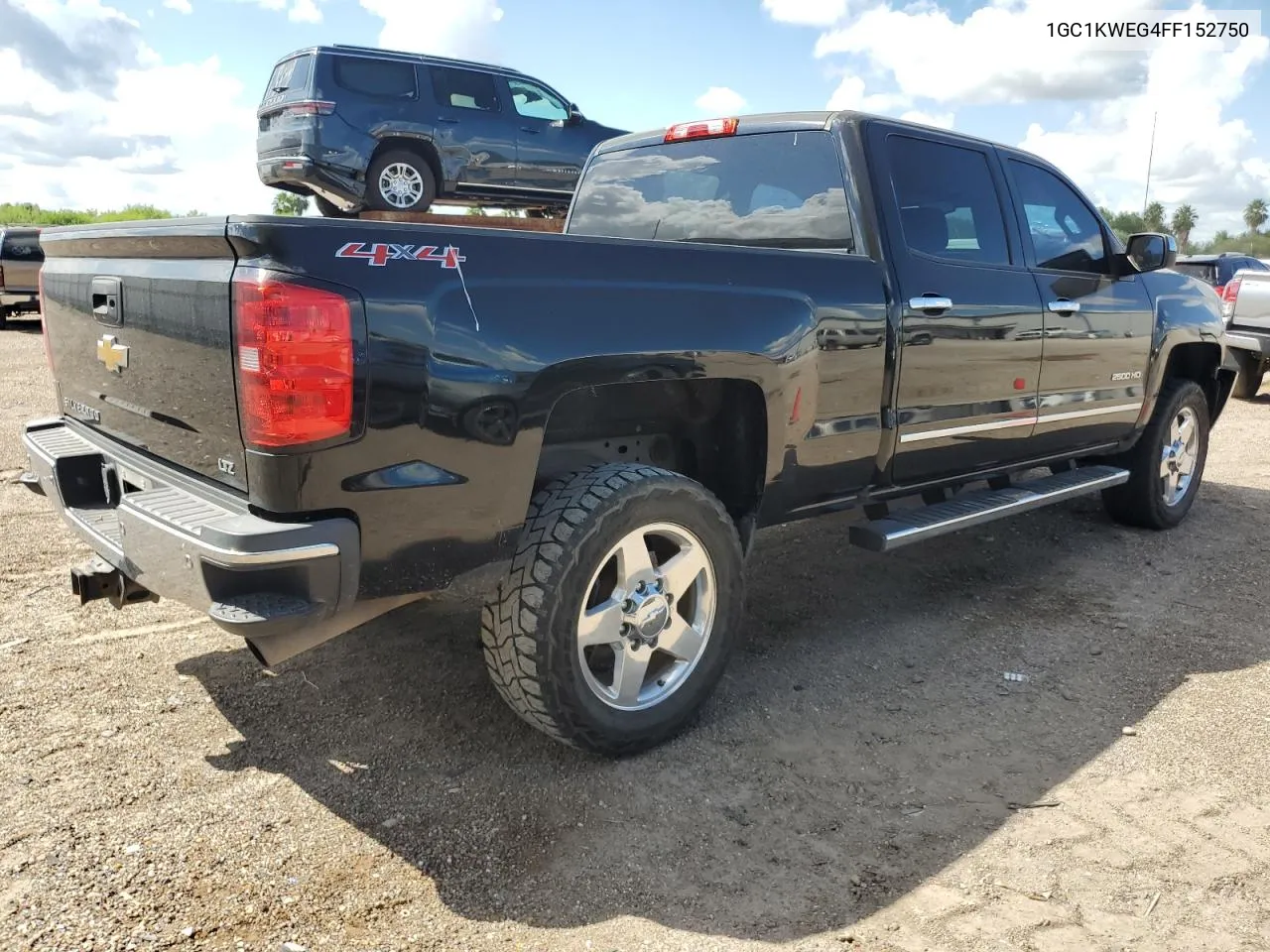 2015 Chevrolet Silverado K2500 Heavy Duty Ltz VIN: 1GC1KWEG4FF152750 Lot: 73019704