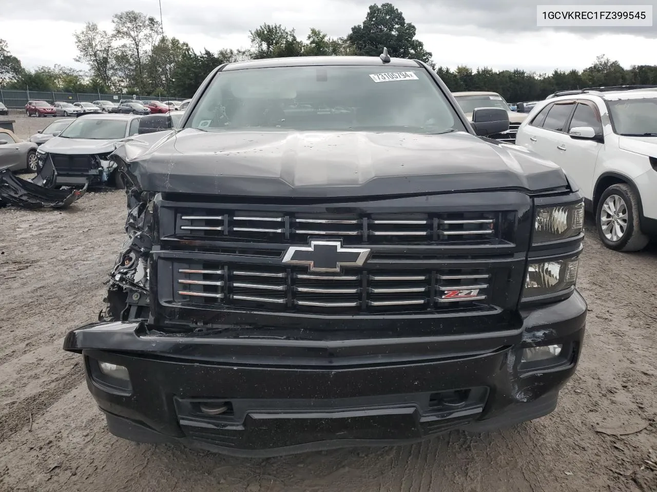 2015 Chevrolet Silverado K1500 Lt VIN: 1GCVKREC1FZ399545 Lot: 73105794