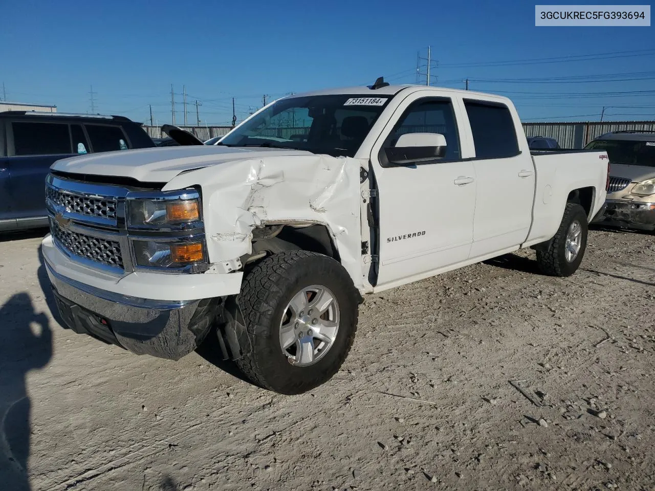 2015 Chevrolet Silverado K1500 Lt VIN: 3GCUKREC5FG393694 Lot: 73151184