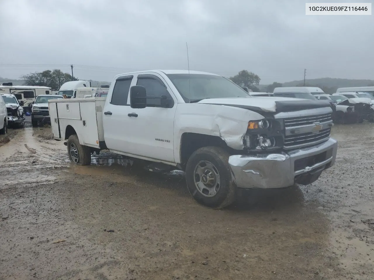 2015 Chevrolet Silverado K2500 Heavy Duty VIN: 1GC2KUEG9FZ116446 Lot: 73224474