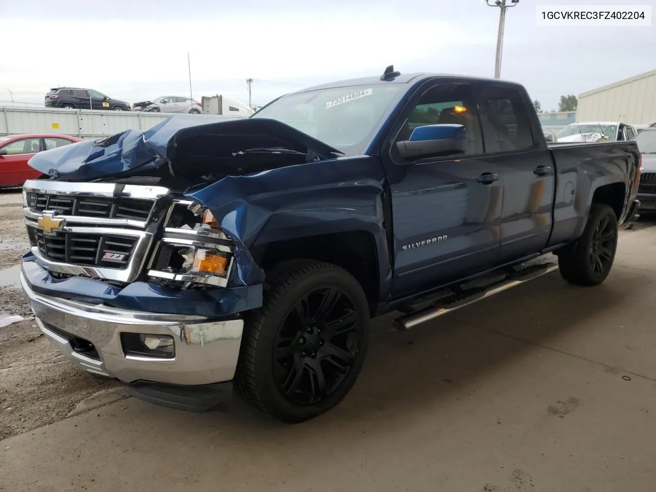 2015 Chevrolet Silverado K1500 Lt VIN: 1GCVKREC3FZ402204 Lot: 73314604