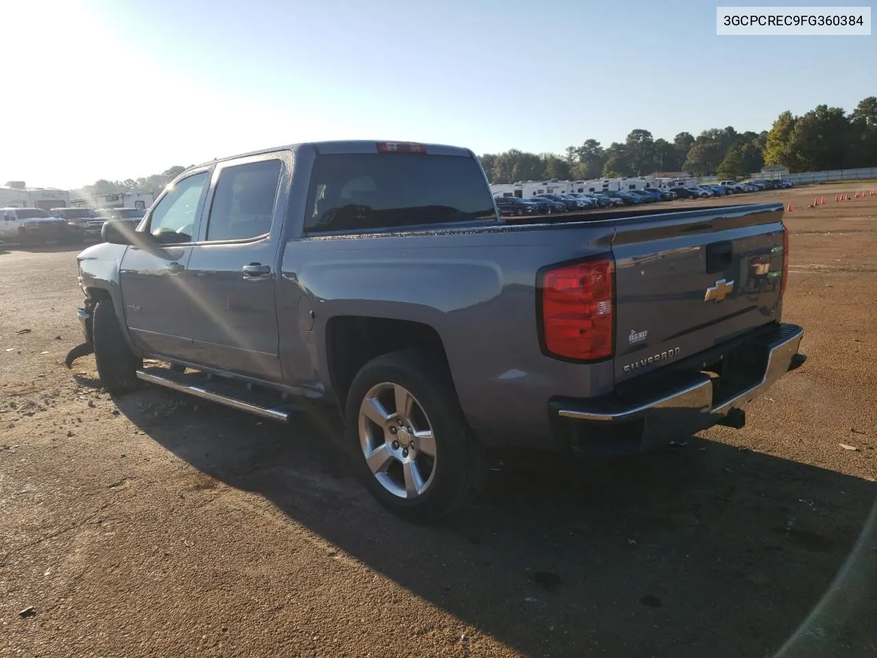 2015 Chevrolet Silverado C1500 Lt VIN: 3GCPCREC9FG360384 Lot: 73376464