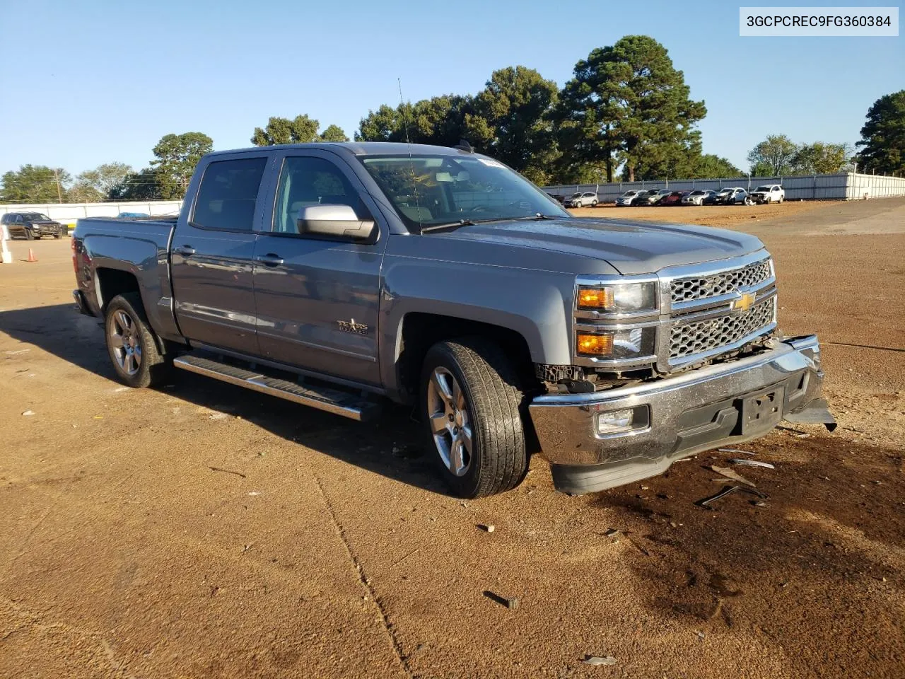 2015 Chevrolet Silverado C1500 Lt VIN: 3GCPCREC9FG360384 Lot: 73376464