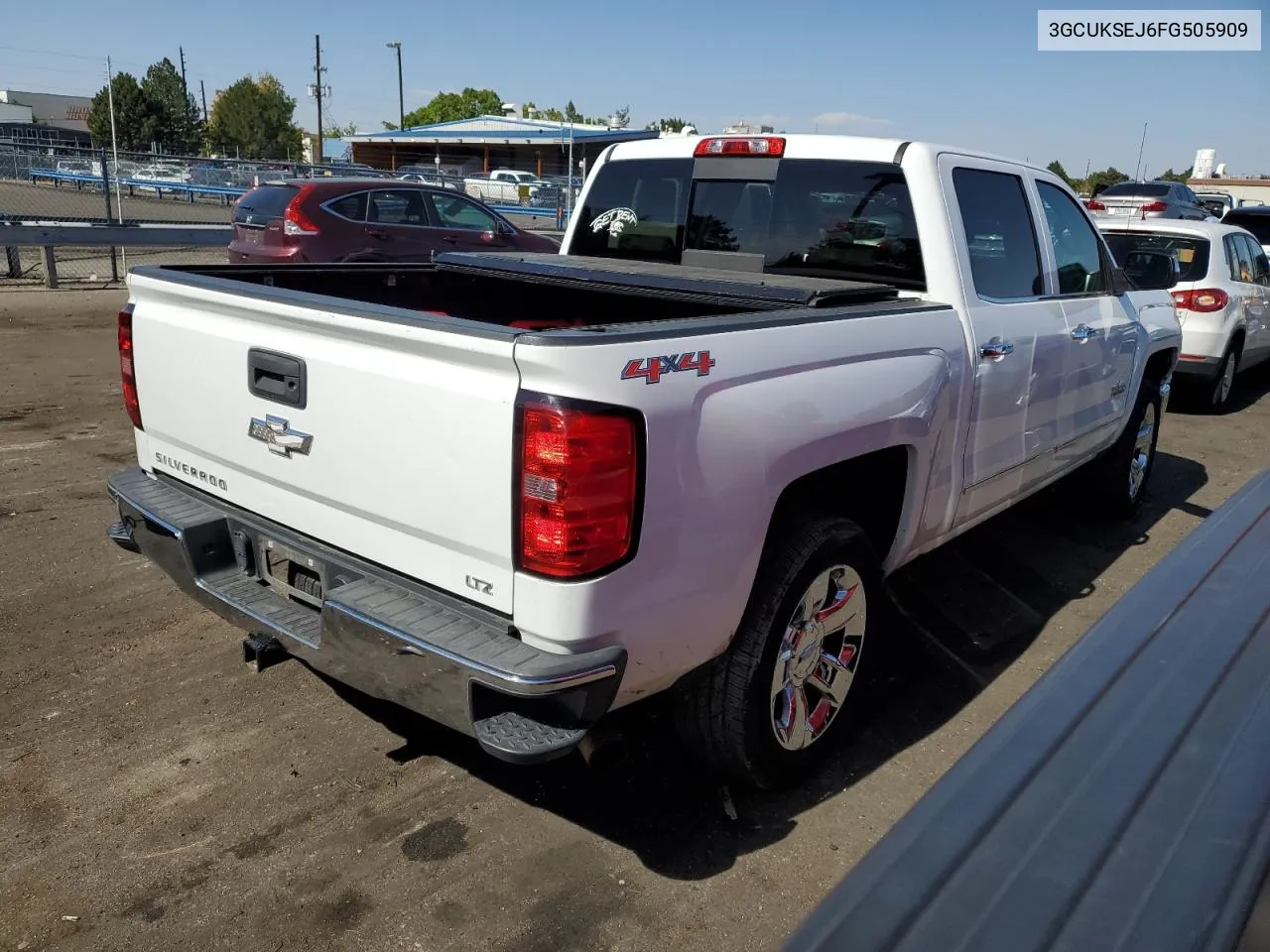 2015 Chevrolet Silverado K1500 Ltz VIN: 3GCUKSEJ6FG505909 Lot: 73597284